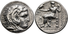 KINGS OF MACEDON. Alexander III ‘the Great’, 336-323 BC. Tetradrachm (Silver, 27 mm, 16.98 g, 9 h), Babylon II, struck under Seleukos I, circa 311-300...