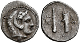 KINGS OF MACEDON. Alexander III ‘the Great’, 336-323 BC. Obol (Silver, 9 mm, 0.52 g, 12 h), Babylon, struck under Peithon, circa 315-311. Head of Hera...