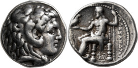 KINGS OF MACEDON. Alexander III ‘the Great’, 336-323 BC. Tetradrachm (Silver, 25 mm, 17.12 g, 3 h), Babylon I, struck under Seleukos I, circa 311-300....