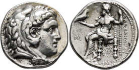 KINGS OF MACEDON. Alexander III ‘the Great’, 336-323 BC. Tetradrachm (Silver, 26 mm, 17.03 g, 8 h), Babylon I, struck under Seleukos I, circa 311-300....