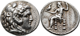 KINGS OF MACEDON. Alexander III ‘the Great’, 336-323 BC. Tetradrachm (Silver, 27 mm, 17.24 g, 6 h), Babylon I, struck under Seleukos I, circa 311-300....