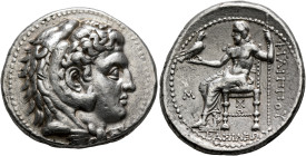 KINGS OF MACEDON. Philip III Arrhidaios, 323-317 BC. Tetradrachm (Silver, 28 mm, 17.19 g, 9 h), Babylon I, struck under Perdikkas, circa 323-320. Head...