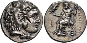 KINGS OF MACEDON. Philip III Arrhidaios, 323-317 BC. Tetradrachm (Silver, 26 mm, 17.20 g, 2 h), Babylon, struck under Archon, Dokimos or Seleukos I. H...
