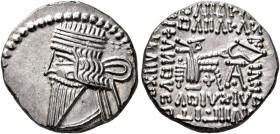 KINGS OF PARTHIA. Pakoros I, circa 78-120. Drachm (Silver, 18 mm, 3.80 g, 12 h), Ekbatana. Diademed and draped bust of Pakoros I to left. Rev. Archer ...