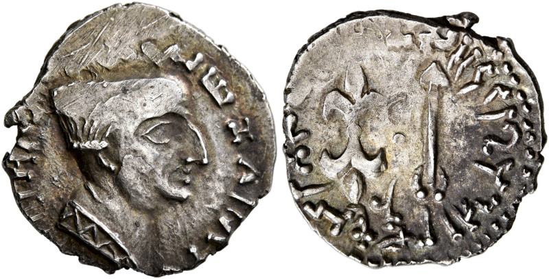 INDO-SKYTHIANS, Western Satraps. Nahapana, circa 53-99. Drachm (Silver, 17 mm, 2...