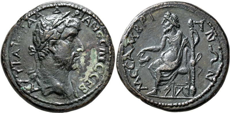 THRACE. Mesembria. Hadrian, 117-138. Diassarion (Bronze, 26 mm, 9.47 g, 6 h). ΑΥ...