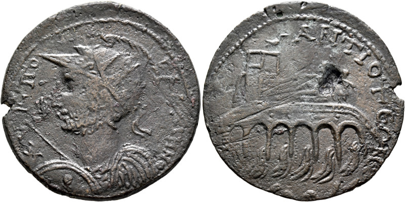 CARIA. Antiochia ad Maeandrum. Gallienus, 253-268. Hexassarion (Bronze, 37 mm, 1...