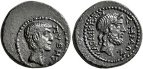PHRYGIA. Laodicea ad Lycum. Pseudo-autonomous issue. Assarion (Bronze, 17 mm, 4.52 g, 12 h), Pythes, son of Pythou, Time of Tiberius, 14-37. ΠΥΘΗΣ Bar...