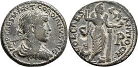 PISIDIA. Antiochia. Gordian III, 238-244. 'Sestertius' (Bronze, 32 mm, 23.42 g, 7 h). IMP CAES M ANT GORDIANVS AVG Laureate, draped and cuirassed bust...