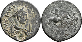 PISIDIA. Sagalassus. Claudius II Gothicus, 268-270. 10 Assaria (Bronze, 32 mm, 15.44 g, 12 h). ΑΥ Κ Μ ΑΥΡ ΚΛΑΥΔΙΟΝ ϹЄ Laureate, draped and cuirassed b...