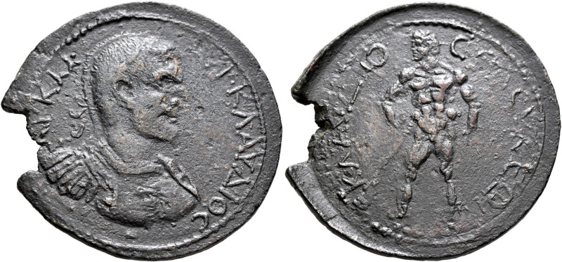 PISIDIA. Seleuceia. Claudius II Gothicus, 268-270. AE (Bronze, 36 mm, 16.71 g, 7...