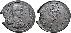 PISIDIA. Seleuceia. Claudius II Gothicus, 268-270. AE (Bronze, 36 mm, 16.71 g, 7 h). AY•K•M•AYP•KΛAYΔIOC Laureate and cuirassed bust of Claudius II to...