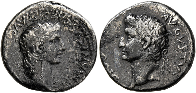 CAPPADOCIA. Caesaraea-Eusebia. Germanicus, with Divus Augustus, Caesar, 15 BC-AD...
