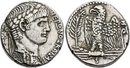 SYRIA, Seleucis and Pieria. Antioch. Nero, 54-68. Tetradrachm (Silver, 23 mm, 15.21 g, 12 h), RY 7 and CY 109 = 60/1. NEPΩNOΣ ΚΑΙΣΑΡOΣ [ΣΕΒΑΣΤΟY] Laur...