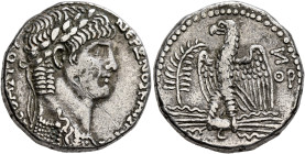 SYRIA, Seleucis and Pieria. Antioch. Nero, 54-68. Tetradrachm (Silver, 23 mm, 15.28 g, 12 h), RY 7 and CY 109 = 60/1. NEPΩNOΣ ΚΑΙΣΑΡOΣ ΣΕΒΑΣΤΟY Laurea...