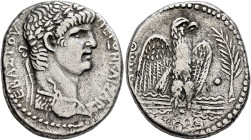 SYRIA, Seleucis and Pieria. Antioch. Nero, 54-68. Tetradrachm (Silver, 25 mm, 15.12 g, 12 h), RY 9 and CY 111 = 62/3. NEPΩN KAIΣAP ΣEBAΣTOY Laureate h...
