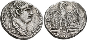 SYRIA, Seleucis and Pieria. Antioch. Nero, 54-68. Tetradrachm (Silver, 24 mm, 15.22 g, 12 h), RY 9 and CY 111 = 62/3. NEPΩN KAIΣ[AP Σ]EBAΣTOΣ Laureate...
