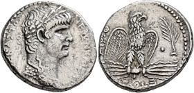 SYRIA, Seleucis and Pieria. Antioch. Nero, 54-68. Tetradrachm (Silver, 25 mm, 15.15 g, 12 h), RY 9 and CY 111 = 62/3. NEPΩN KAIΣ[AP Σ]EBAΣTOΣ Laureate...