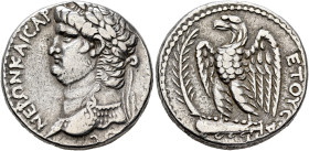 SYRIA, Seleucis and Pieria. Antioch. Nero, 54-68. Tetradrachm (Silver, 23 mm, 14.87 g, 12 h), CE 114 = 65/6. NEPΩN KAICAP [CEBACTOC] Laureate head of ...