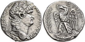 SYRIA, Seleucis and Pieria. Antioch. Nero, 54-68. Tetradrachm (Silver, 23 mm, 15.00 g, 1 h), CE 116 = 67/8. NEPΩN KAICAP CEBACTOC Laureate head of Ner...