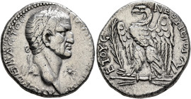 SYRIA, Seleucis and Pieria. Antioch. Galba, 68-69. Tetradrachm (Silver, 25 mm, 14.64 g, 12 h), RY 1 = 68. ΓΑΛΒΑ[Ϲ AΥΤΟΚΡ]ΑΤΩΡ ϹΕΒΑϹΤΟϹ Laureate head o...