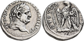 SYRIA, Seleucis and Pieria. Antioch. Vespasian, 69-79. Tetradrachm (Silver, 24 mm, 15.41 g, 12 h), RY 2 = 69/70. [AYTOKPAT KAIΣA OY]ΕΣΠIAN[OY] Laureat...