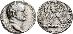 SYRIA, Seleucis and Pieria. Antioch. Vespasian, 69-79. Tetradrachm (Silver, 24 mm, 14.91 g, 12 h), Group 5, RY 1 = 69. ΑΥΤΟΚΡΑTΩP ΚΑΙ[ϹΑΡ ΟΥΕϹΠΑϹΙΑΝΟϹ...
