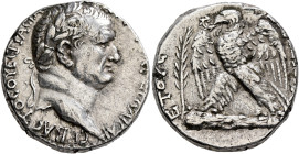 SYRIA, Seleucis and Pieria. Antioch. Vespasian, 69-79. Tetradrachm (Silver, 23 mm, 15.17 g, 1 h), Group 5, RY 1 = 69. [ΑΥΤΟΚΡΑTΩP] ΚΑΙϹΑΡ ϹΕΒΑϹΤΟϹ ΟΥΕ...