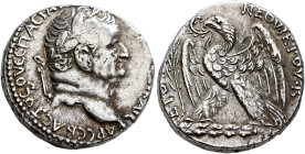 SYRIA, Seleucis and Pieria. Antioch. Vespasian, 69-79. Tetradrachm (Silver, 23 mm, 15.56 g, 1 h), Group 9, RY 2 = 69/70. [ΑΥΤΟΚΡΑTΩP] KAICAP CЄΒΑCΤΟC ...