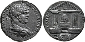 SYRIA, Seleucis and Pieria. Emesa. Caracalla, 198-217. AE (Bronze, 30 mm, 23.21 g, 12 h), CY 527 = 215/6. AΥΤ Κ Μ ΑΥΡ ΑΝΤΩΝΕΙΝΟϹ ϹΕΒ Laureate, draped,...