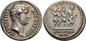 BECKER RESTRIKES. Hadrian, 117-138. 'Aureus' (Silver, 21 mm, 6.56 g, 1 h), dies by Carl Wilhelm Becker (1772-1830). HADRIANVS AVG COS III P P Head of ...