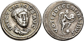 Tetricus I, Romano-Gallic Emperor, 271-274. 'Quinarius' (Silver, 16 mm, 3.26 g, 6 h), dies by Carl Wilhelm Becker (1772-1830). IMP TETRICVS AVG Bust o...
