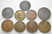 A lot containing 9 bronze and zinc medals. All: World. 'Calender Medals'. Very fine to FDC. LOT SOLD AS IS, NO RETURNS. 9 medals in lot.


From the...