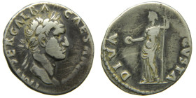 Galba (68-69 dC). Denario. a/ IMP SER GALBA CAESAR AVG. r/ DIVA AVGVSTA. (Spink 2102v). Rara. 3,36 gr. 

MBC-