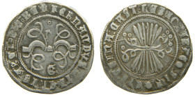 REYES CATOLICOS.(1474-1504). s/f. Granada. 1/2 real. Roel en campo (AC 219). Atractiva. 1,64 gr. 

MBC