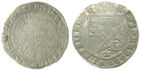 REYES CATÓLICOS (1474-1504) s/d. 1 real Burgos. (AC 297) 3,28 gr Ar.

MBC