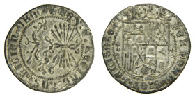 REYES CATÓLICOS (1474-1504) s/d. 1 real Granada G gótica. (AC 362) 3,16 gr Ar.

MBC+