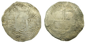 CARLOS II (1665-1700). 1672 E. Potosí. 8 reales. (AC 703). Corrosiones marinas. 25,62 gr. 

MBC-