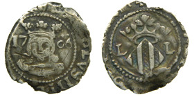 CARLOS III, PRETENDIENTE (1700-1714). 1706. Valencia. Divuitè. (AC 24). 1,50 gr. 

MBC