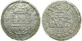CARLOS III, PRETENDIENTE (1700-1714). 1710. Barcelona. 2 reales. (AC 31). 5,38 gr. 

EBC