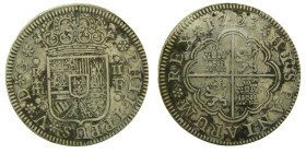 FELIPE V (1700-1746). 1723 F. Segovia. 2 reales. (AC 958). 5,81 gr. 

MBC