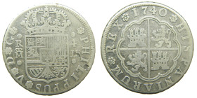 FELIPE V (1700-1746). 1740 JF. Madrid. 4 reales. (AC 1068). 12,83 gr.

MBC-