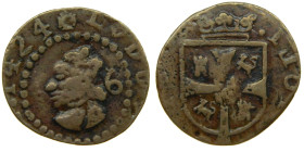 LUIS I. 1724 Treseta Mallorca. (1424) Falsa de epoca, Muy interesante. Ae 3,6 gr.

MBC