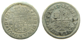 FERNANDO VI (1746-1759). 1747 JB. Madrid. 1/2 real. (AC 66). 1,28 gr. 

MBC