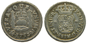 FERNANDO VI (1746-1759). 1753 M. Mexico. 1/2 real. Columnario (AC 86). 1,66 gr. 

EBC-