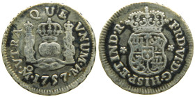 FERNANDO VI (1746-1759). 1757 M. Mexico. 1/2 real. Columnario (AC 93). 1,57 gr. 

MBC+