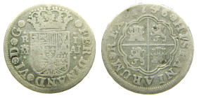 FERNANDO VI (1746-1759). 1746 AJ. Madrid. 1 real. (AC 167). 2,74 gr.

BC+