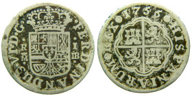 FERNANDO VI (1746-1759). 1755 JB. Madrid. 1 real. (AC 179). 2,29 gr. 

BC-