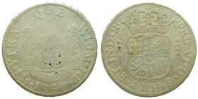 FERNANDO VI (1746-1759). 1760 JM. Lima. 2 reales. Columnario. (AC 277). 6,47 gr. 

BC