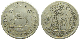 FERNANDO VI (1746-1759). 1752 M. México. 2 reales. Columnario. (AC 292). 6,48 gr. 

BC